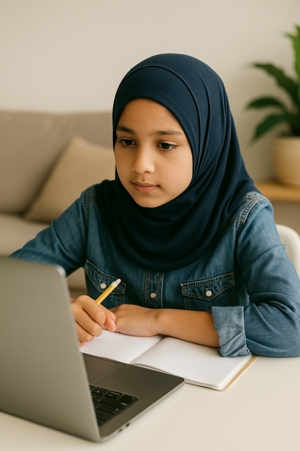 Arabic students in online learning